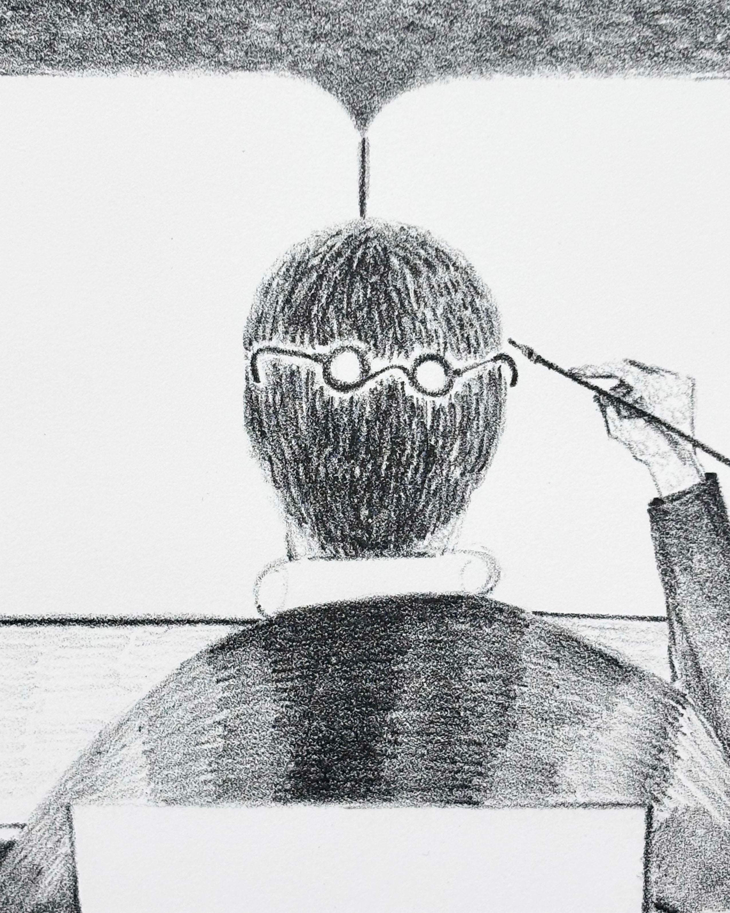 Glasses, Book, Brush
